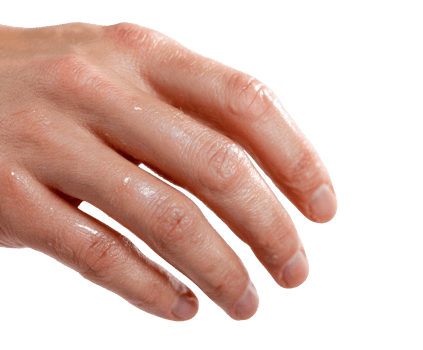 Human hand displaying natural texture and moisture for health concepts png
