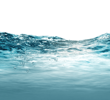 Calm ocean waves reflecting light on a sunny day png