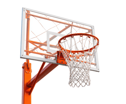 Basketball hoop for outdoor play and sports activities png