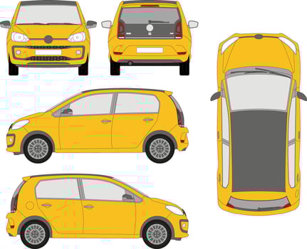 Eighth Realistic Car Model Pack vector