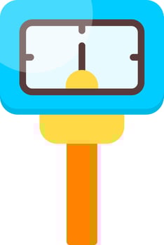 Parking meter Flat Icon vector