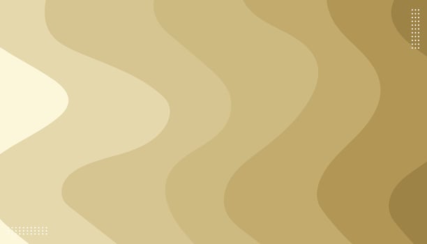 Elegant Brown Wave Background Design. Illustration. vector