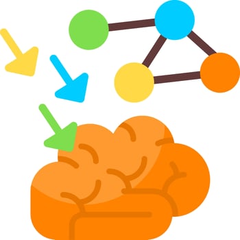 Conscious Mind Flat Icon vector