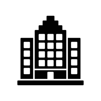 Skyscraper icon for city vector