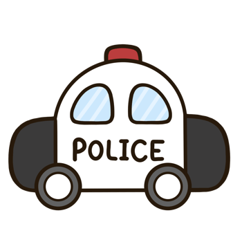 Cartoon police car clip art png