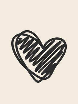 love heart art vector