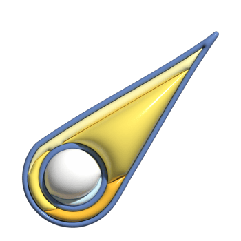 3D Cartoon Comet Cosmic Traveller Icons png