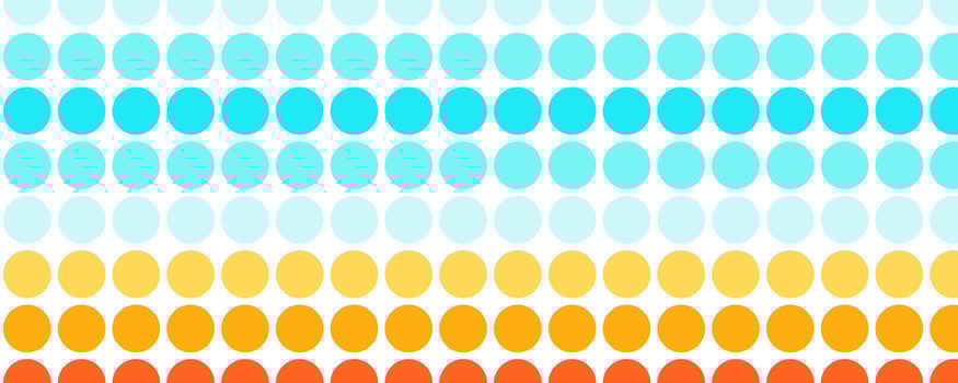 colorful abstract dot orange blue pattern background. template summer concept vector