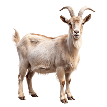 Cute Goat Image Farm Animal Isolated Design png