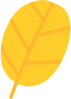 yellow leaf isolated png