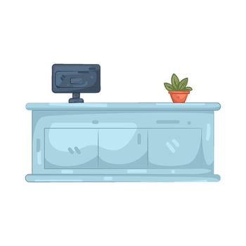 Illustration of Hospital Reception vector