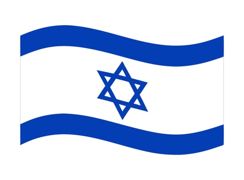 A Israel Flag vector