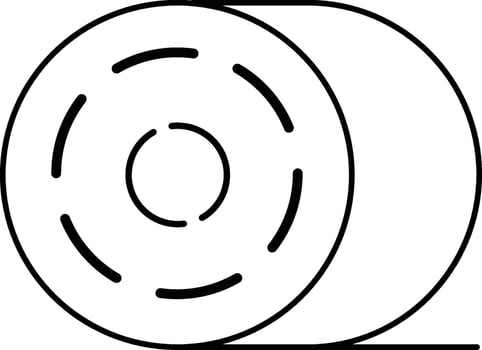 Circular Saw Blade Icon vector