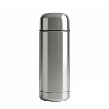Stainless Steel Thermos Bottle with Transparent Clipping Path for Hot and Cold Drinks png