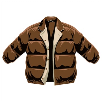 Jacket illustration.Simple and stylish graphic ideal for fashion, apparel, and clothing brand designs. vector