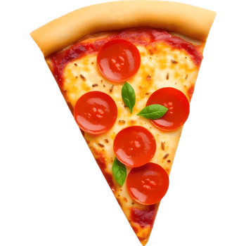 Slice of Pepperoni Pizza Delicious png