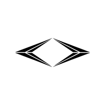 Geometric Diamond Formation on White Background, Minimalist vector