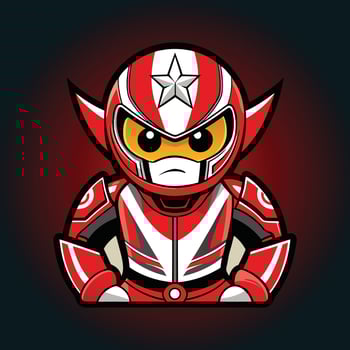 Biker head mascot logo vector