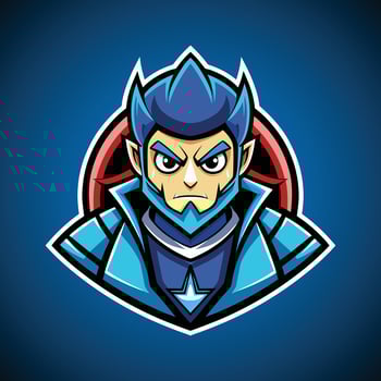 Man hed Mascot creative design vector