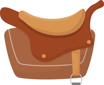 Horse Saddle Equipment vector