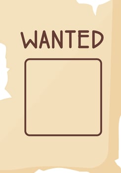 Wanted Poster Paper vector