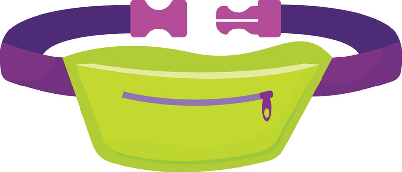 Purple Running Pack vector