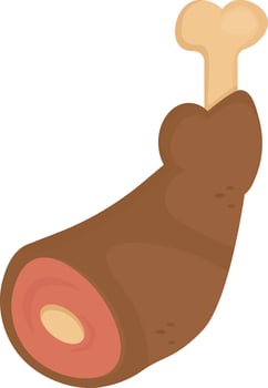 Meat Horn Drink vector