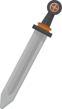 Short Sword Weapon vector