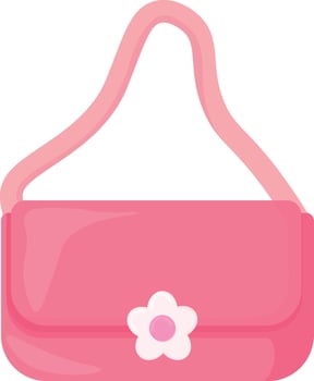 Small Pink Handbag vector