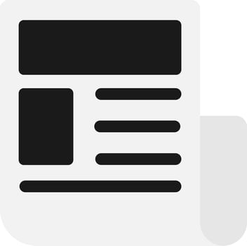 Newspaper Article Paper Business vector