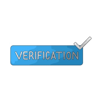 verification sign illustration vector