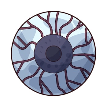 Iris Scan illustration vector