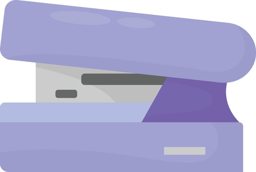 Pastel Purple Office Stapler vector