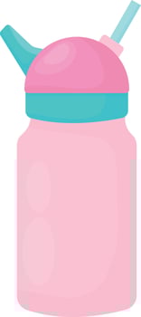 Pink Drink Bottle vector