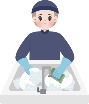 muslim boy washing dish png