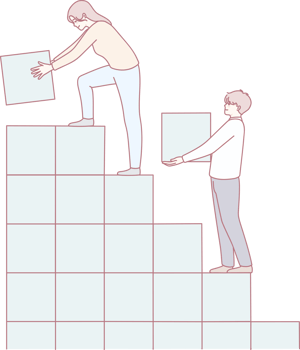 A visual representation effectively illustrating collaboration and teamwork within a creative workspace environment png
