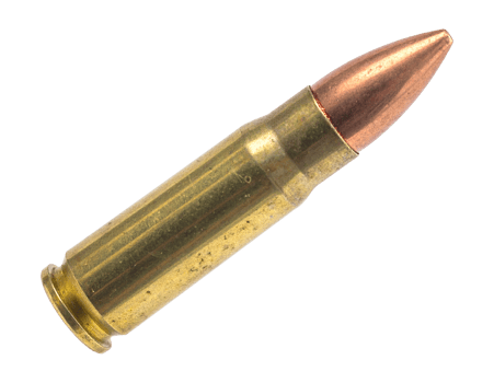 Ammunition bullet front view png