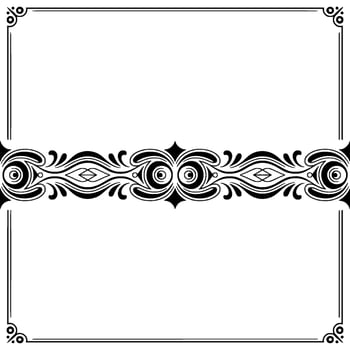 Elegant Ornamental Border for Certificate or Invitation vector