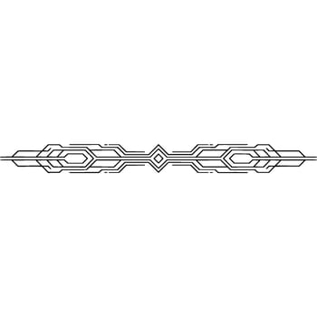Geometric Tech Border Minimalist Lines on Gray Background vector