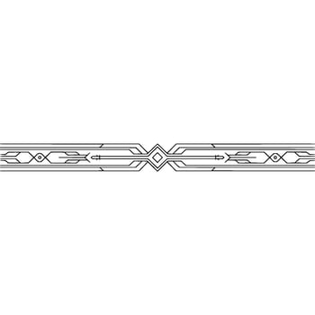 Elegant Minimalist Geometric Border on Gradient Background vector