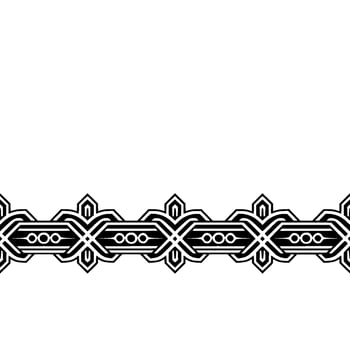 Geometric Black and White Border , Minimalist vector