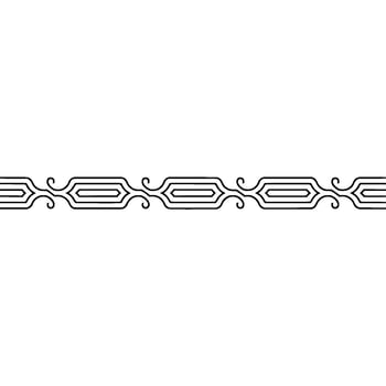 Elegant Geometric Border Element, Minimalist , Illustration vector
