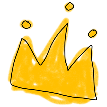a drawing of a crown png