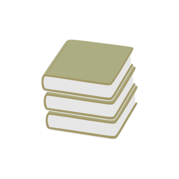 illustration of a thick stack of books. suitable for educational related ornaments png