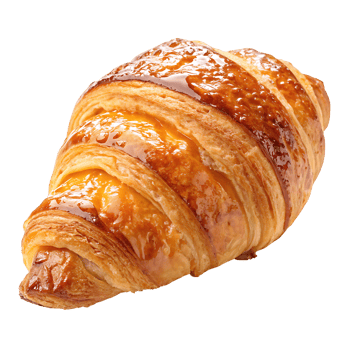 Buttery Golden Croissant png