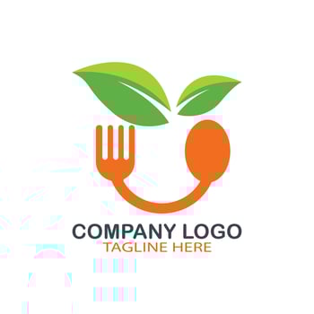 Organic Food Company Logo Template vector