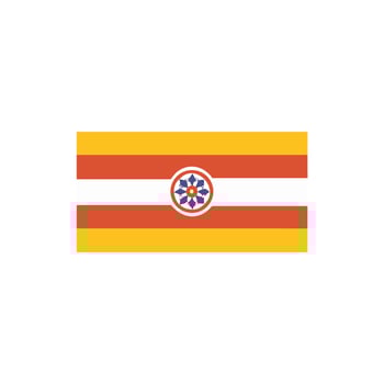 The flag of the republic of serbia vector