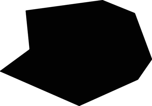 Krynychky Ukraine silhouette map vector