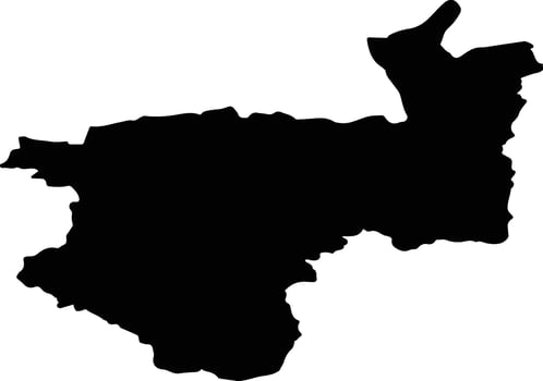 Kufstein Austria silhouette map vector