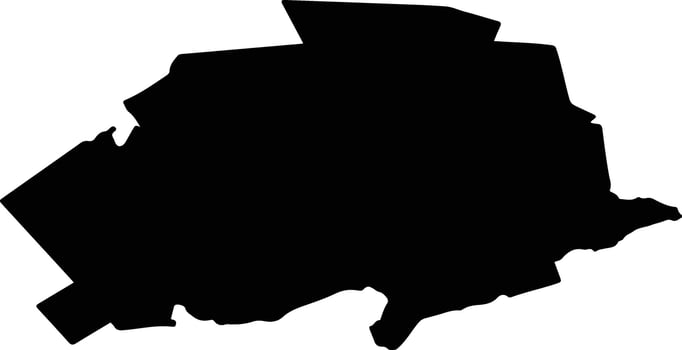 La Cruz Mexico silhouette map vector